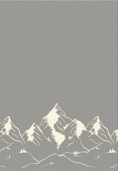 Eskimo Wohndecke – 140 × 200 cm, Baumwolle/Polyacryl, Grau
