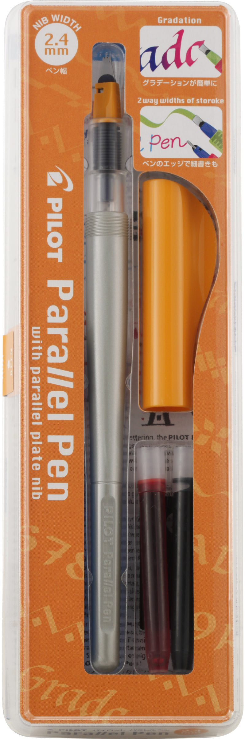 Pilot Parallel Pen – Kalligrafie-Füller – 2,4 mm – Orange