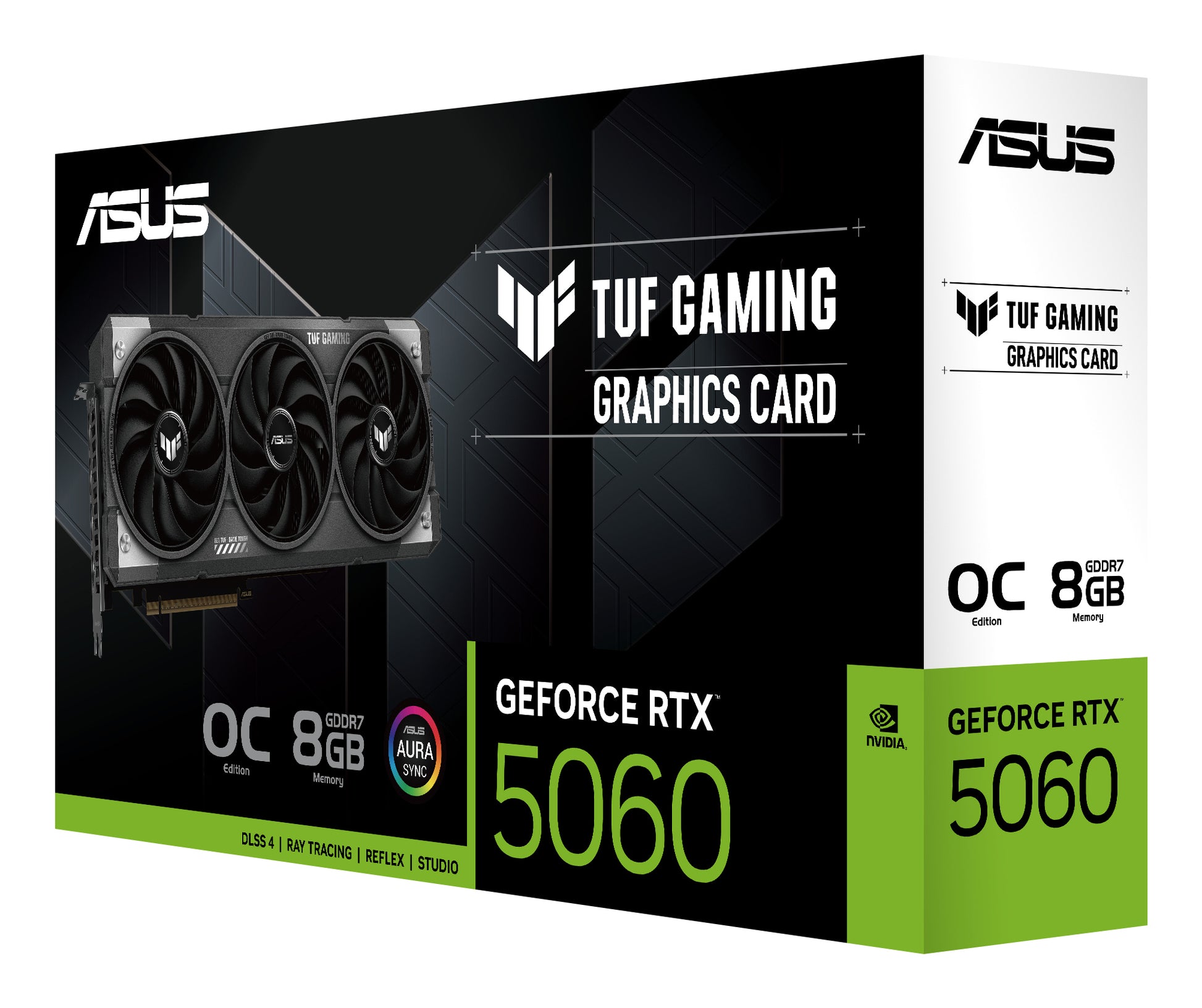 ASUS TUF-RTX5060-O8G-GAMING – PCIe Grafikkarte – GeForce RTX 5060, 8 GB GDDR7, 3×DP/1×HDMI, PCIe 5,0