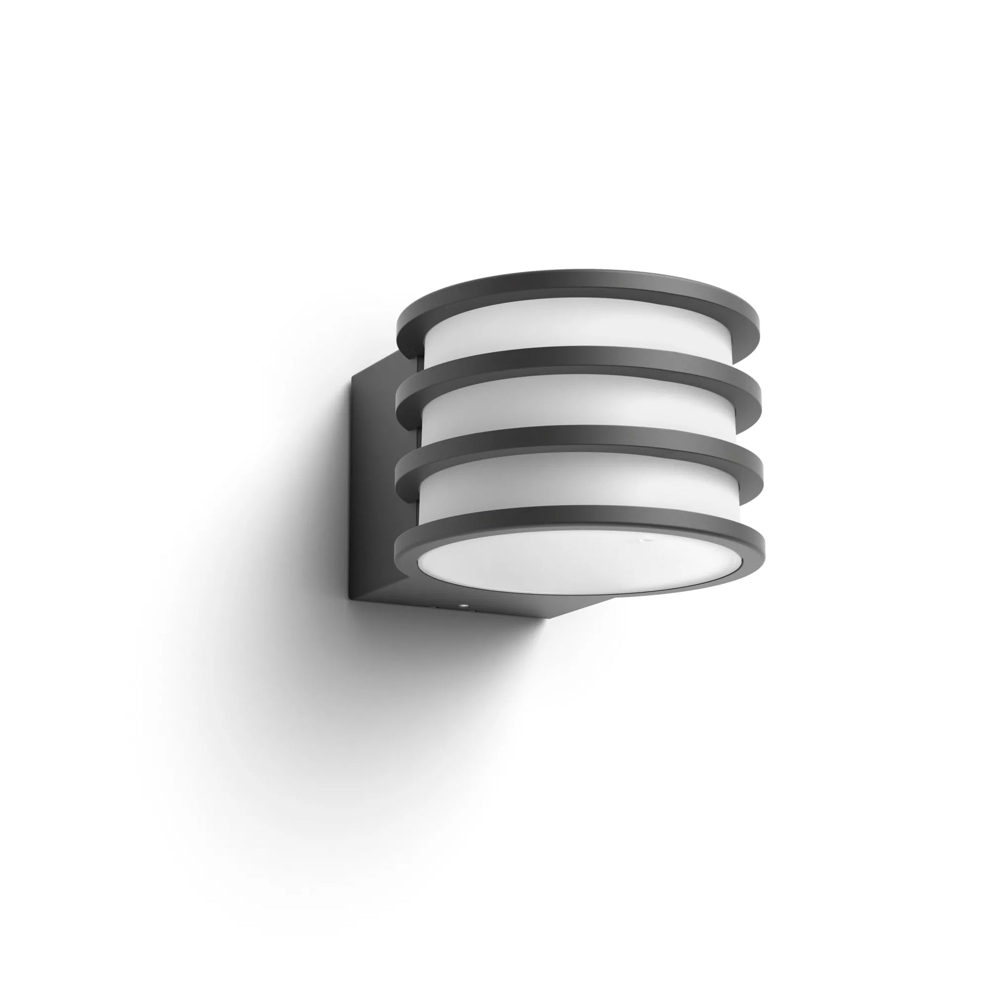 Philips by Signify Philips Hue Aussenwandleuchte – 2700 K – IP44 – Netzbetrieb – Zigbee – für Philips Hue – dimmbar – Aluminium