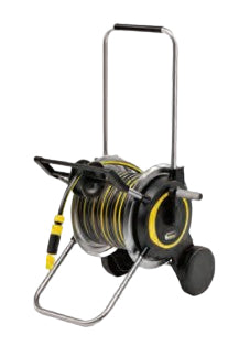 Kärcher Schlauchwagen HT 5.20 M Set – 20 m Schlauch, Metall, Schwarz, Gelb, Aquastop