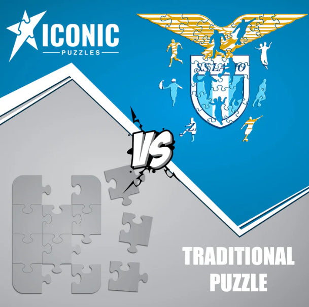 Iconic Puzzles Puzzle SS Lazio Logo – 150 Teile – 35 × 23 cm – ab 10 J.