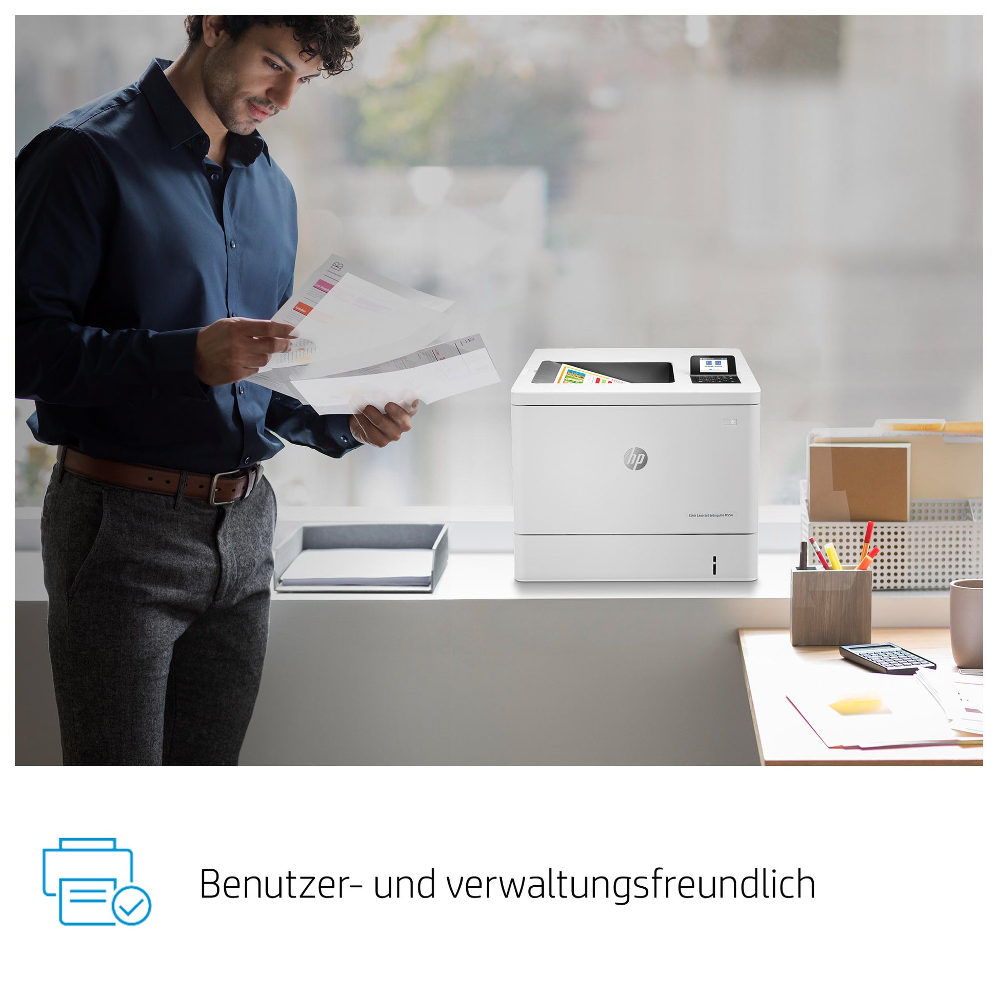 HP Color LaserJet Enterprise M554dn – A4, Farbe, 33 S./Min., USB