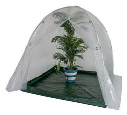 Colibri Winterhaube – 150 × 150 × 150 cm, Pflanzenvlies, Grün, Transparent