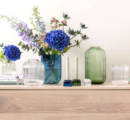 Villeroy & Boch Vase Fleur, Glas, Transparent, 22 cm
