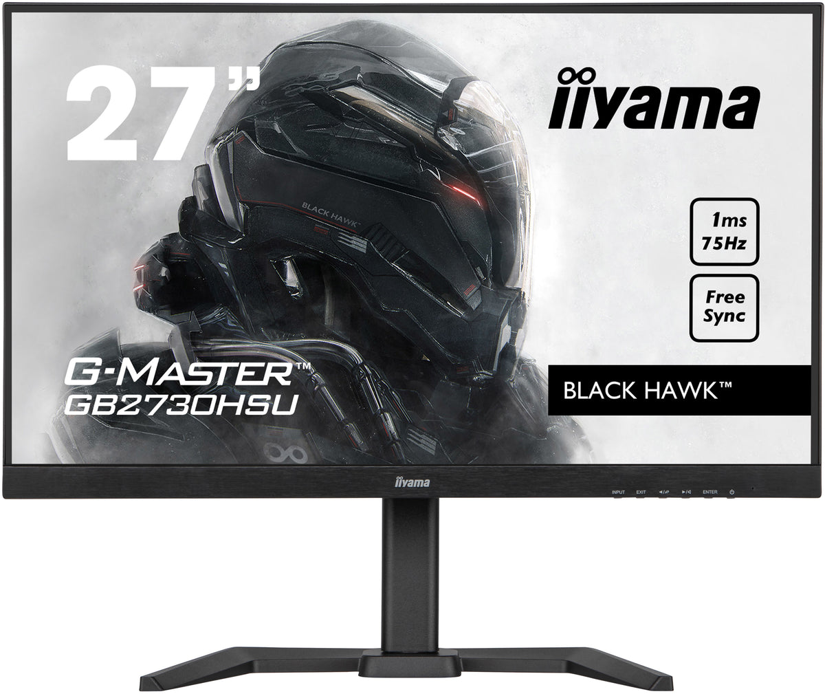 iiyama G-MASTER GB2730HSU-B5 – 27", 1920 × 1080 (Full HD), TN, 75 Hz