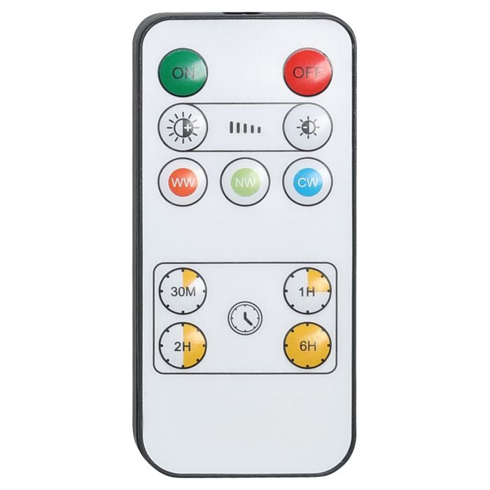 EGLO Porciano Wandleuchte – Ø 20 × 4 cm, 100 lm, 2 W, Farbtemperatur einstellbar, dimmbar, Akku, Magnet, schwarz