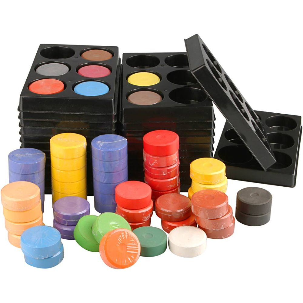 Creativ Company Aquarellfarben – 144 Farben Palette – für Papier, Karton
