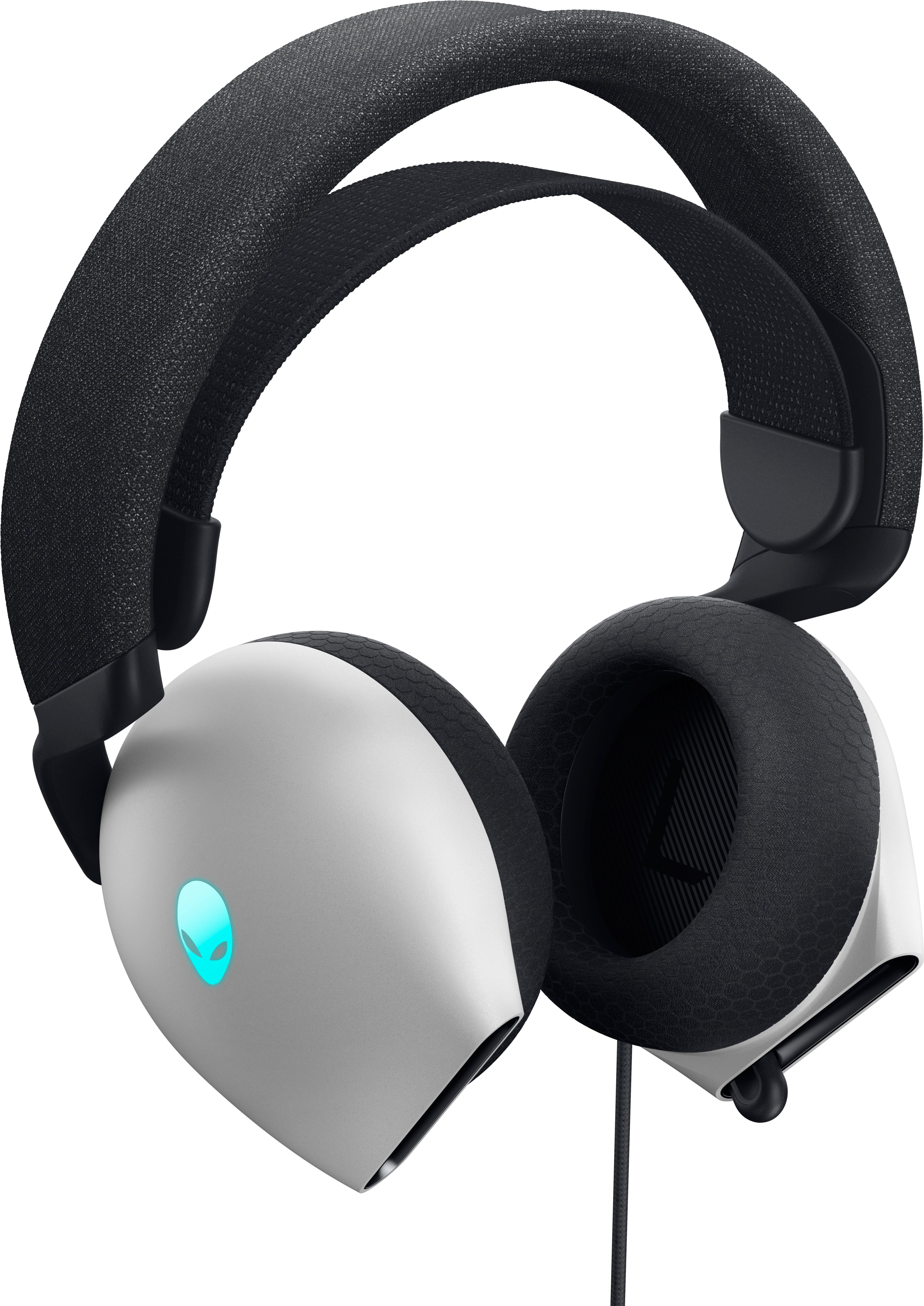 Alienware AW520H Gaming-Headset – Over-Ear, Stereo, Kabelgebunden, 3,5 mm Klinke + USB, Weiss