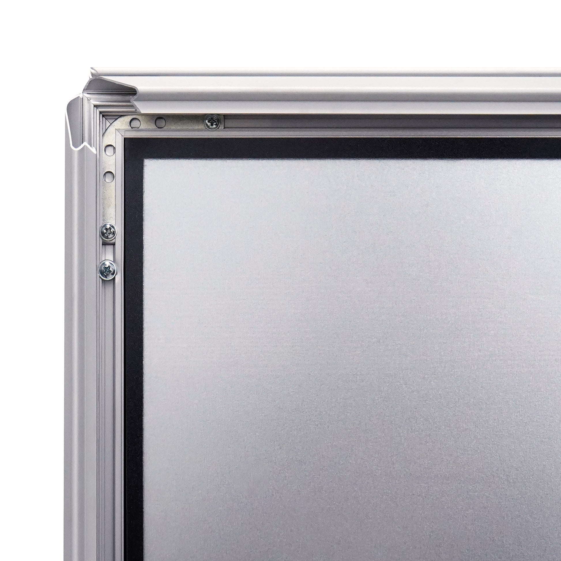 Europel Plakatständer – für A1, silber, Aluminium/Kunststoff, 690×100×1240 mm