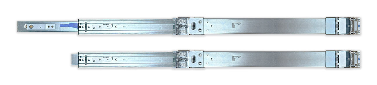 QNAP RAIL-S01 – Regal-Schienenset, chrom, für 126–415 mm Tiefe (1U/2U/3U)
