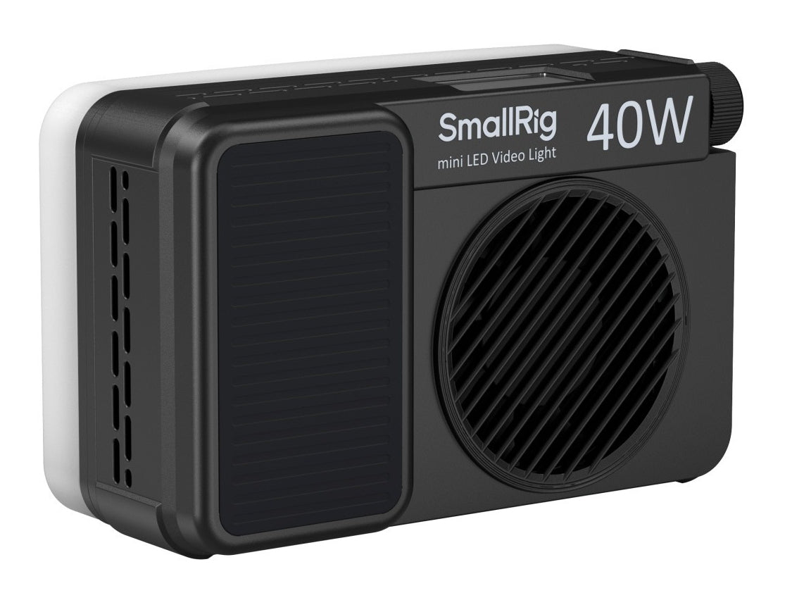 SmallRig RM 40C Streaming Licht – 40 W, 4760 lx, 2700–9999 K, dimmbar, 35,04 Wh Akku – Schwarz