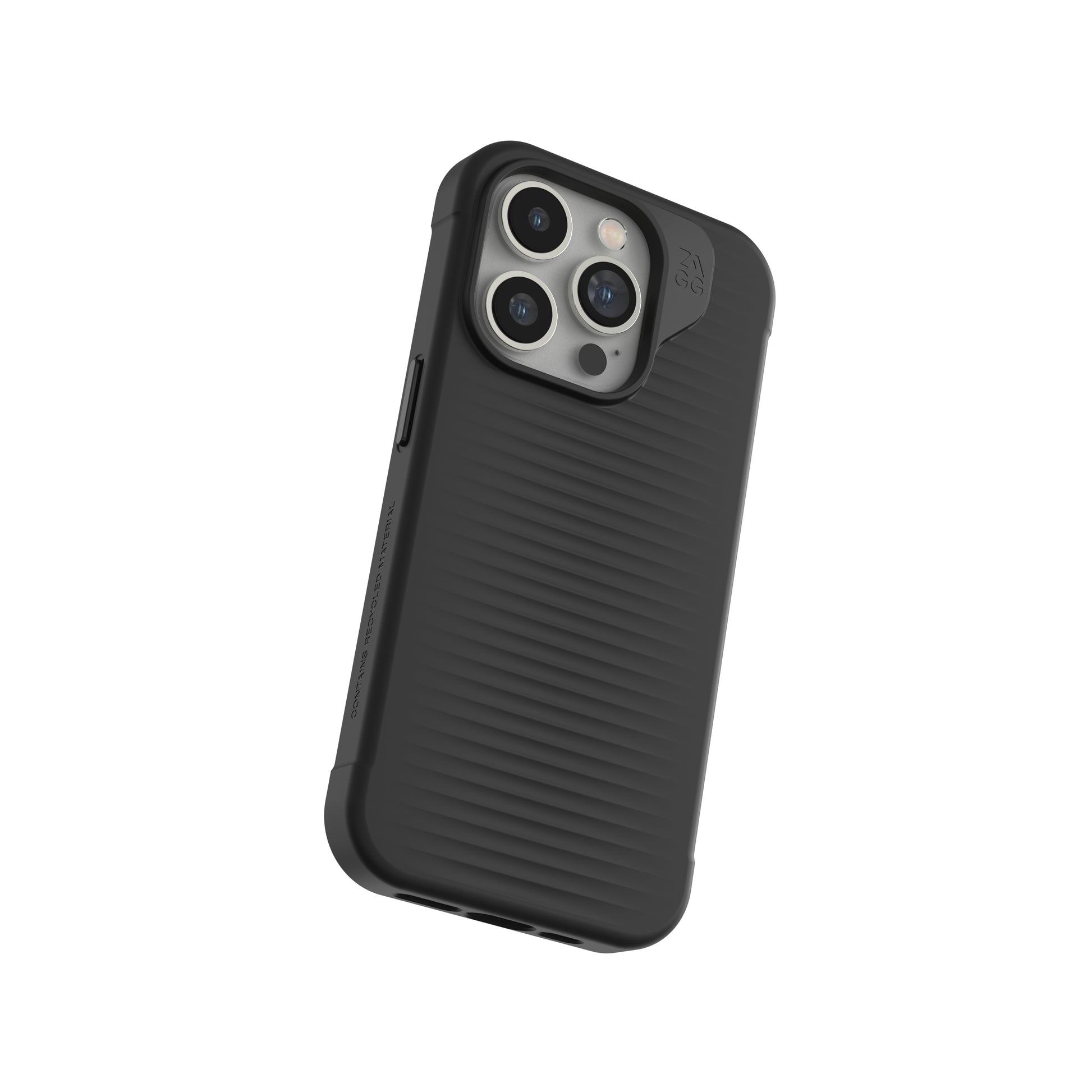 ZAGG Backcover Luxe – für Apple iPhone 15 Pro – schwarz – Snap-/Lock-Verschluss