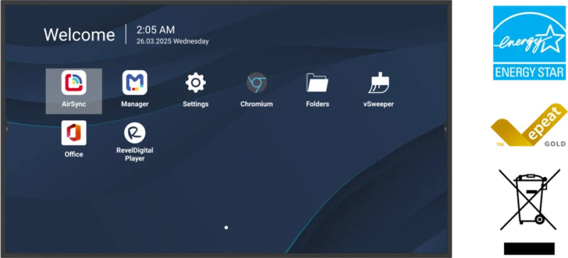 Viewsonic CDE4331-1C – Signage-Display, 43", 500 cd/m², 24/7, Android