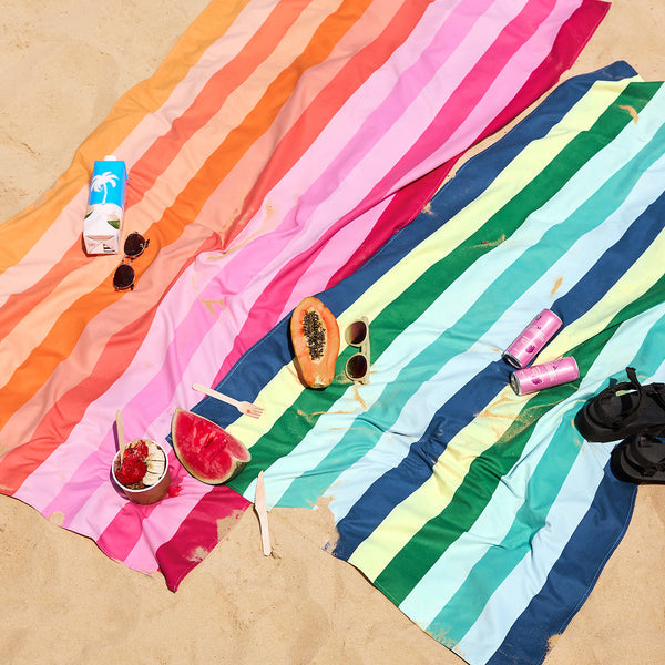 Dock & Bay Summer XL Wohndecke – Polyester, Mehrfarbig – 90 × 200 cm