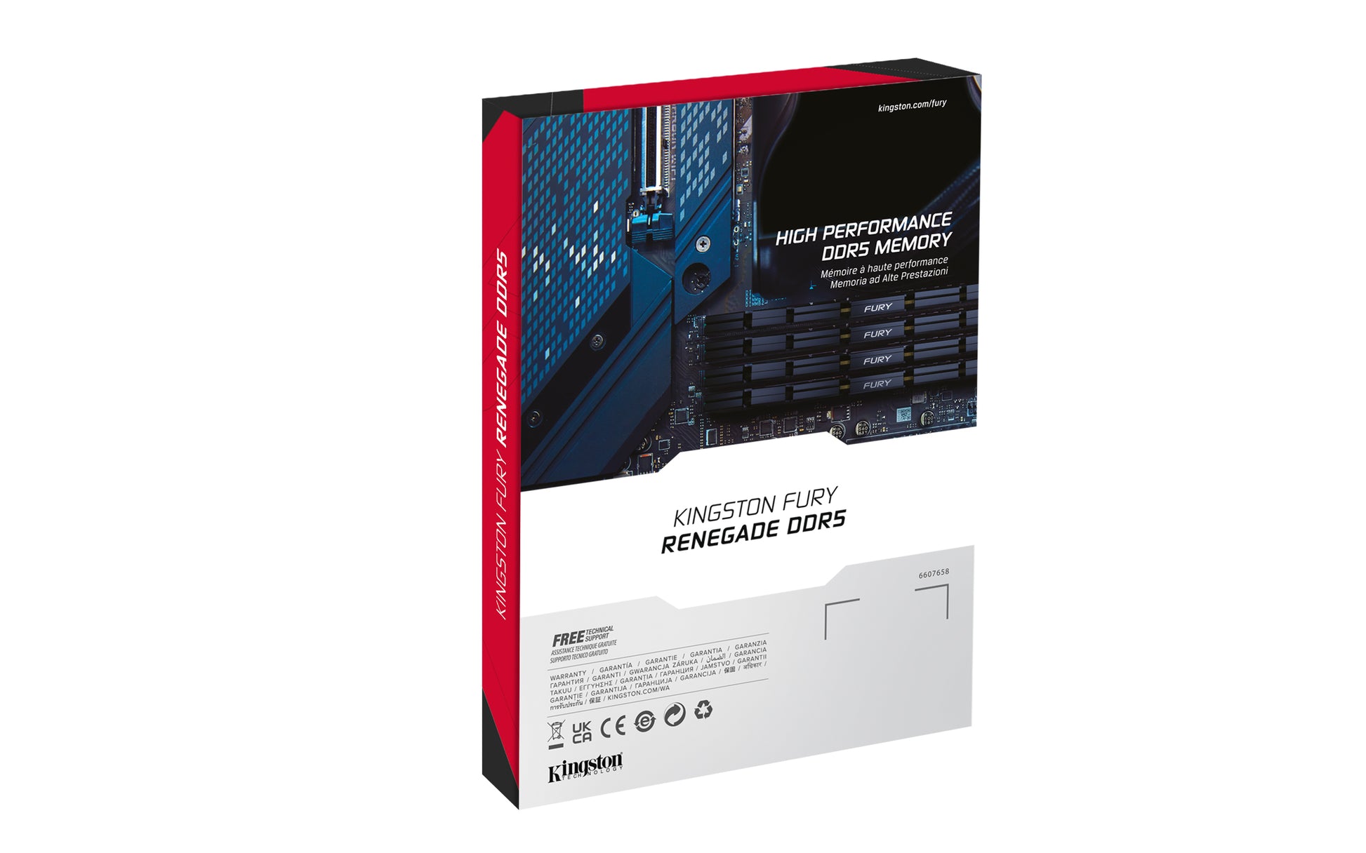Kingston Technology Kingston Renegade Silver – 64 GB (2×32 GB) DDR5-6400 CL32, 288-Pin DIMM, XMP 3.0