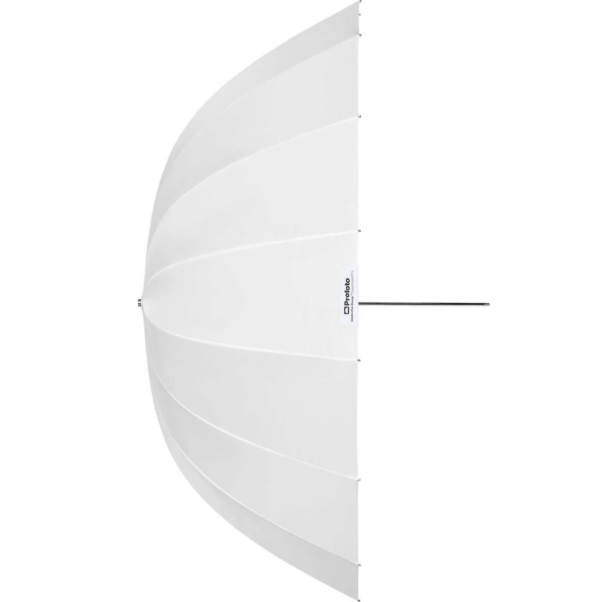 Profoto Deep Translucent L Blitzschirm – 130 cm (51″), Durchlicht, Transparent