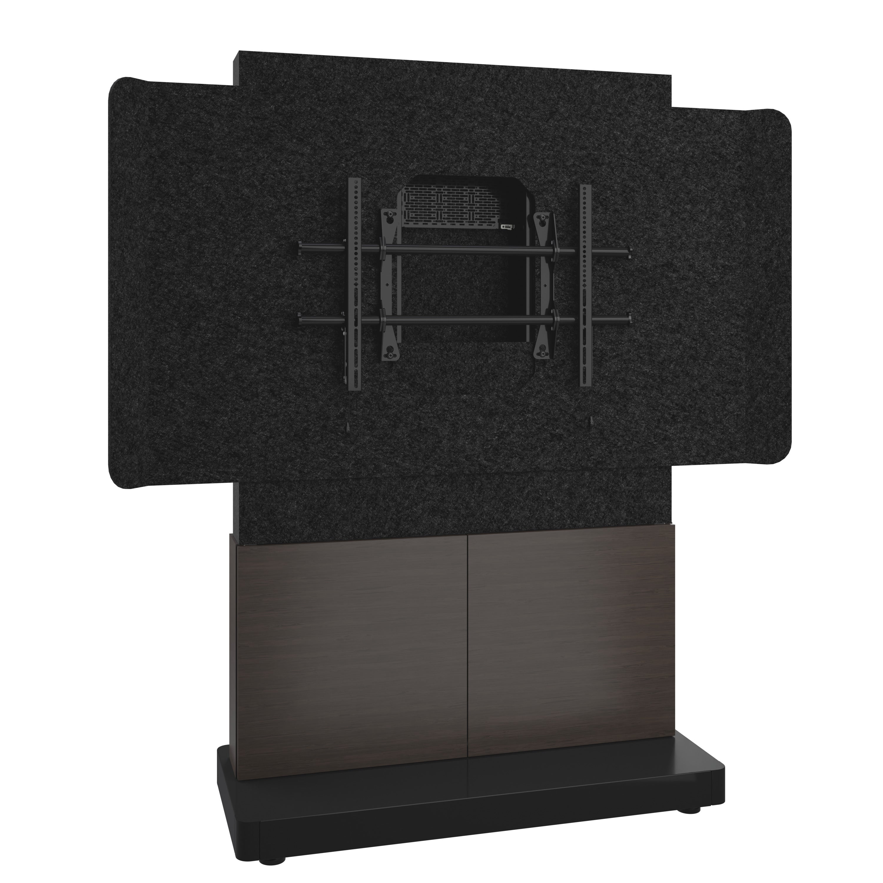 Middle Atlantic Wandlift (bodenstehend) – 42–55" – bis 68 kg – FM-DS-4875FS-AA3B, Schwarz/Grau