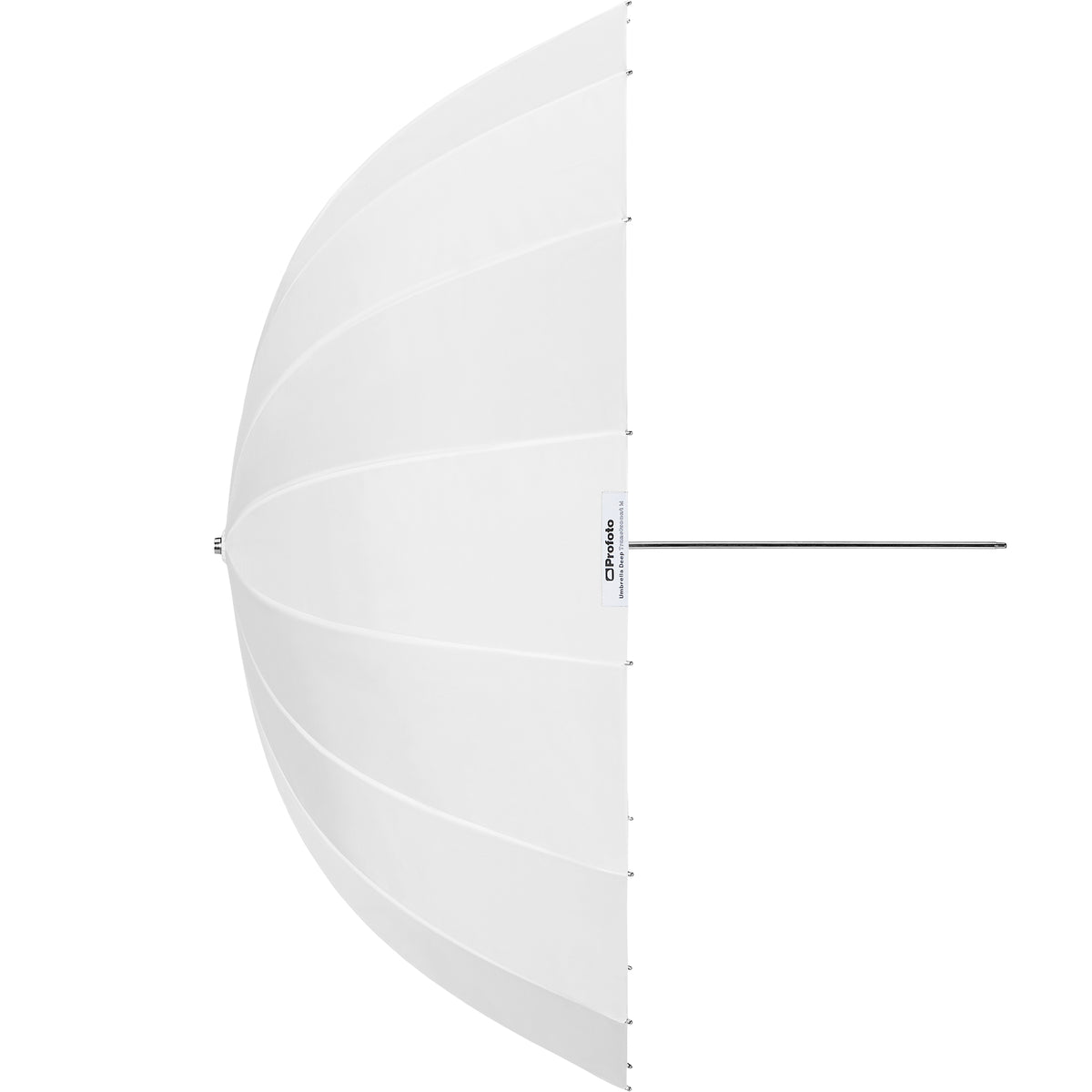 Profoto Deep Translucent M Blitzschirm – Ø 105 cm (41"), Höhe 770 mm – Transparent