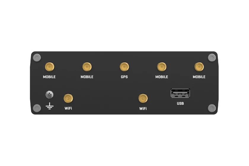 Teltonika Networks RUTM50 – 5G Router, Wi‑Fi 5, Dual‑Band (2,4/5 GHz), 867 Mbit/s, 5× GbE, Dual‑SIM, Schwarz