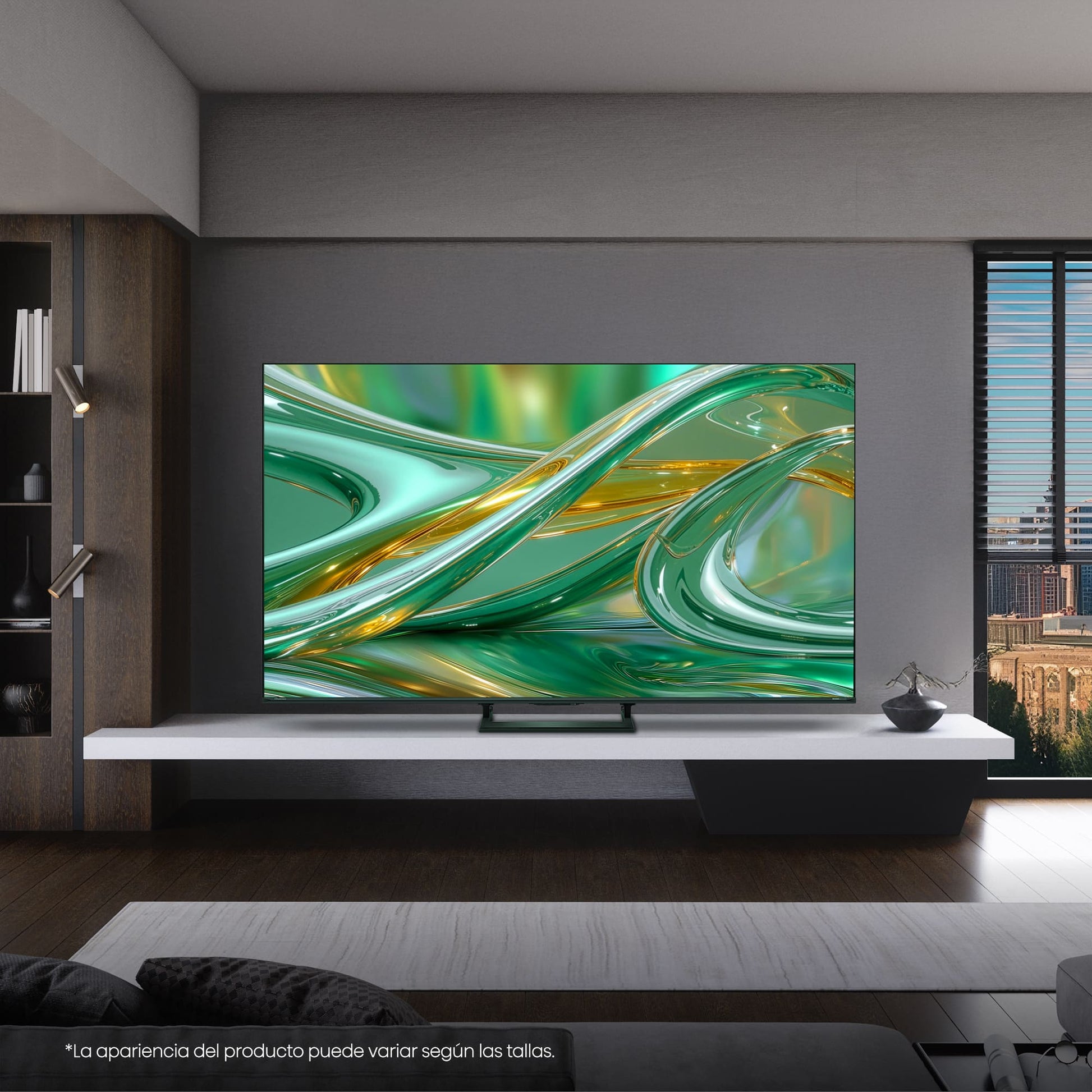 Hisense 50E8S – 50" TV – 4K UHD – QLED, Mini-LED – HomeOS U9 – 144 Hz – 500 cd/m² – Dolby Vision
