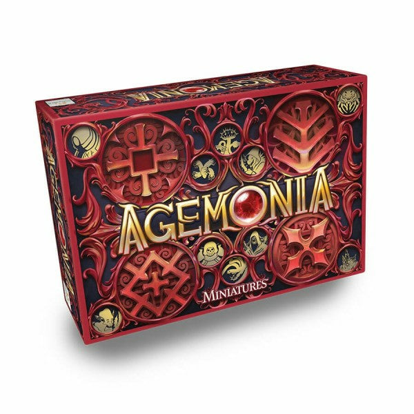 Pegasus Agemonia Miniaturenset – Brettspiel, 1–4 Spieler, ab 14 Jahren, 60 Min., EN