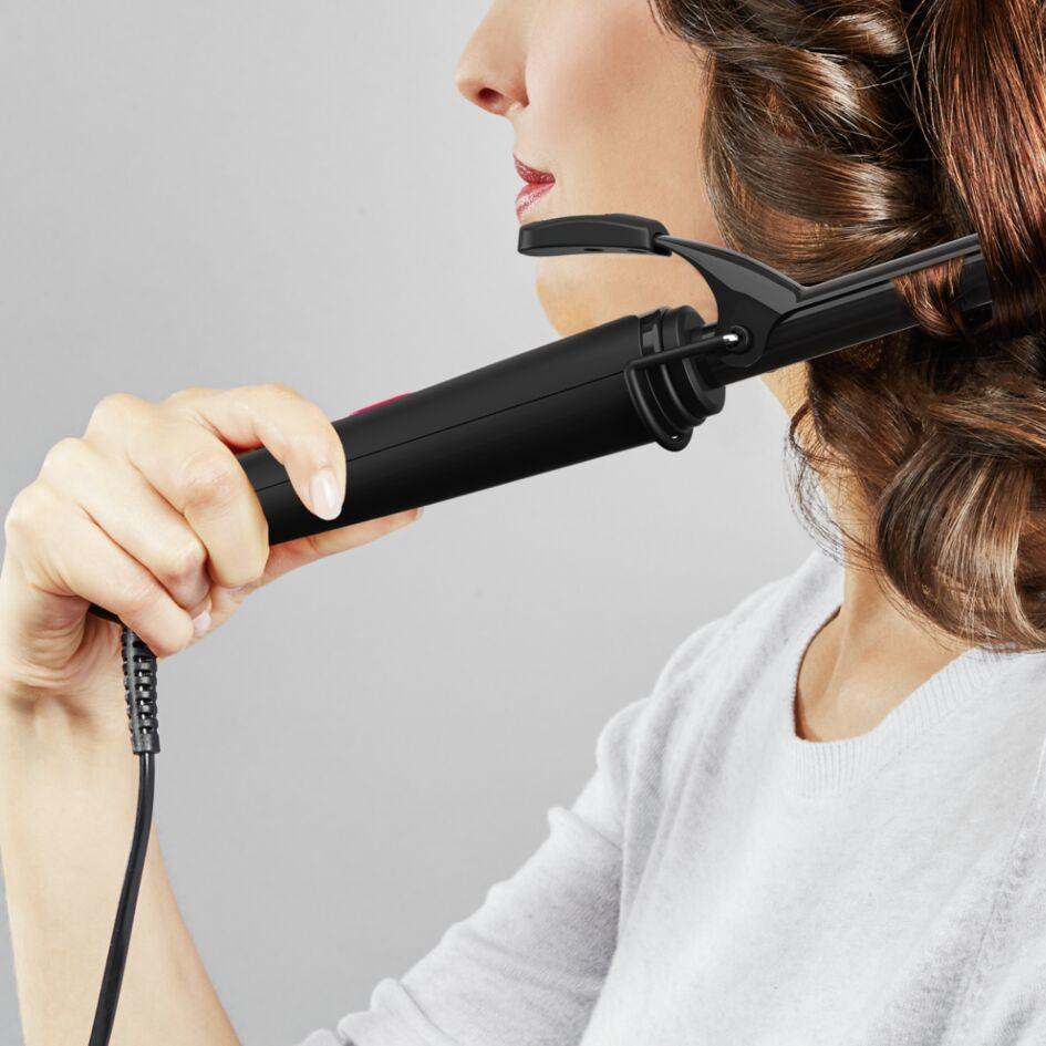 Rowenta Lockenstab CF2119 – Keramik, 180 °C, für trockenes und nasses Haar, 1,8 m Kabel, schwarz