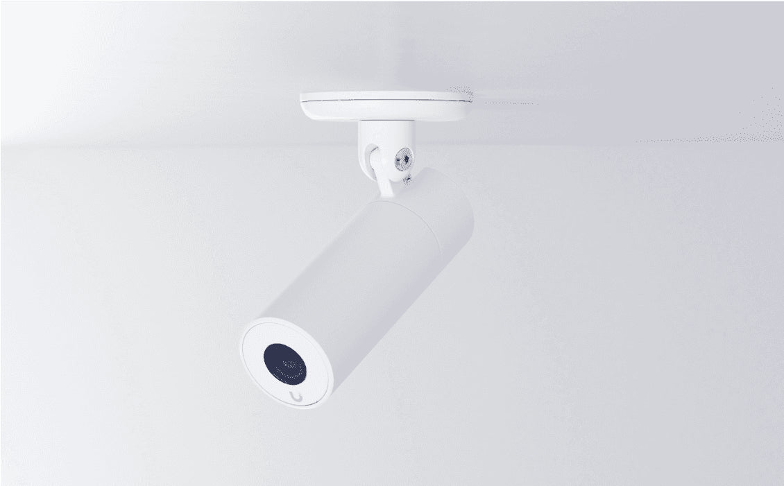 Ubiquiti AI Theta Winkel-Deckenhalterung – Aluminium, Weiss – für AI Theta Standard Lenses