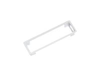 Bachmann POWER FRAME Einbausteckdosenleiste, Einbaurahmen kurz, Einbau, 241×73×36 mm – Weiss