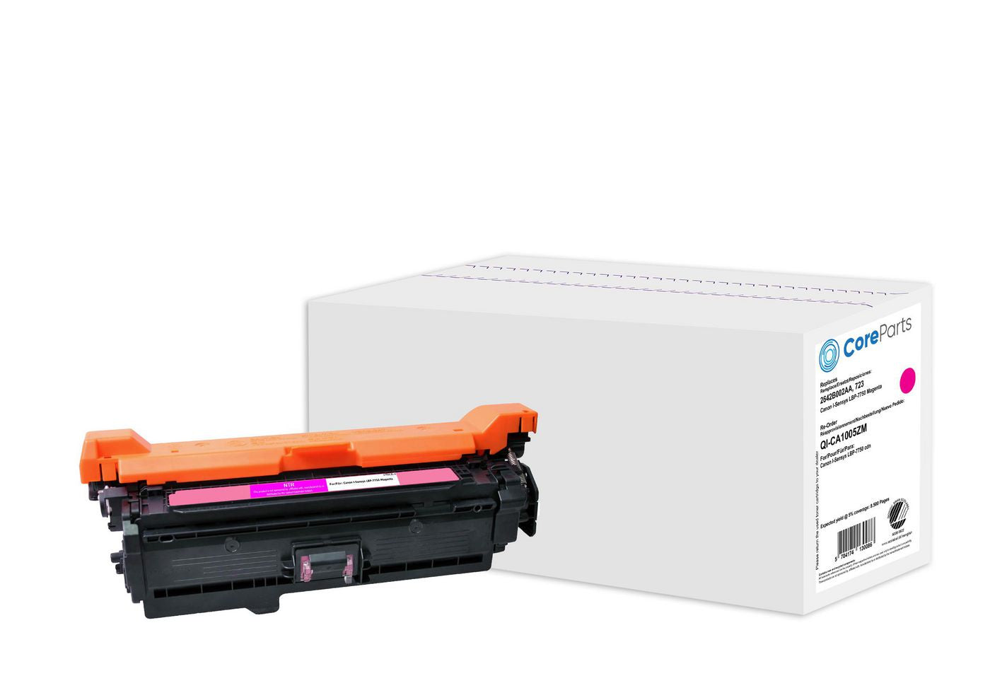CoreParts 2642B002AA Magenta Toner – Kompatibel XL – 8'500 Seiten – für Canon I-Sensys LBP-7750 cdn