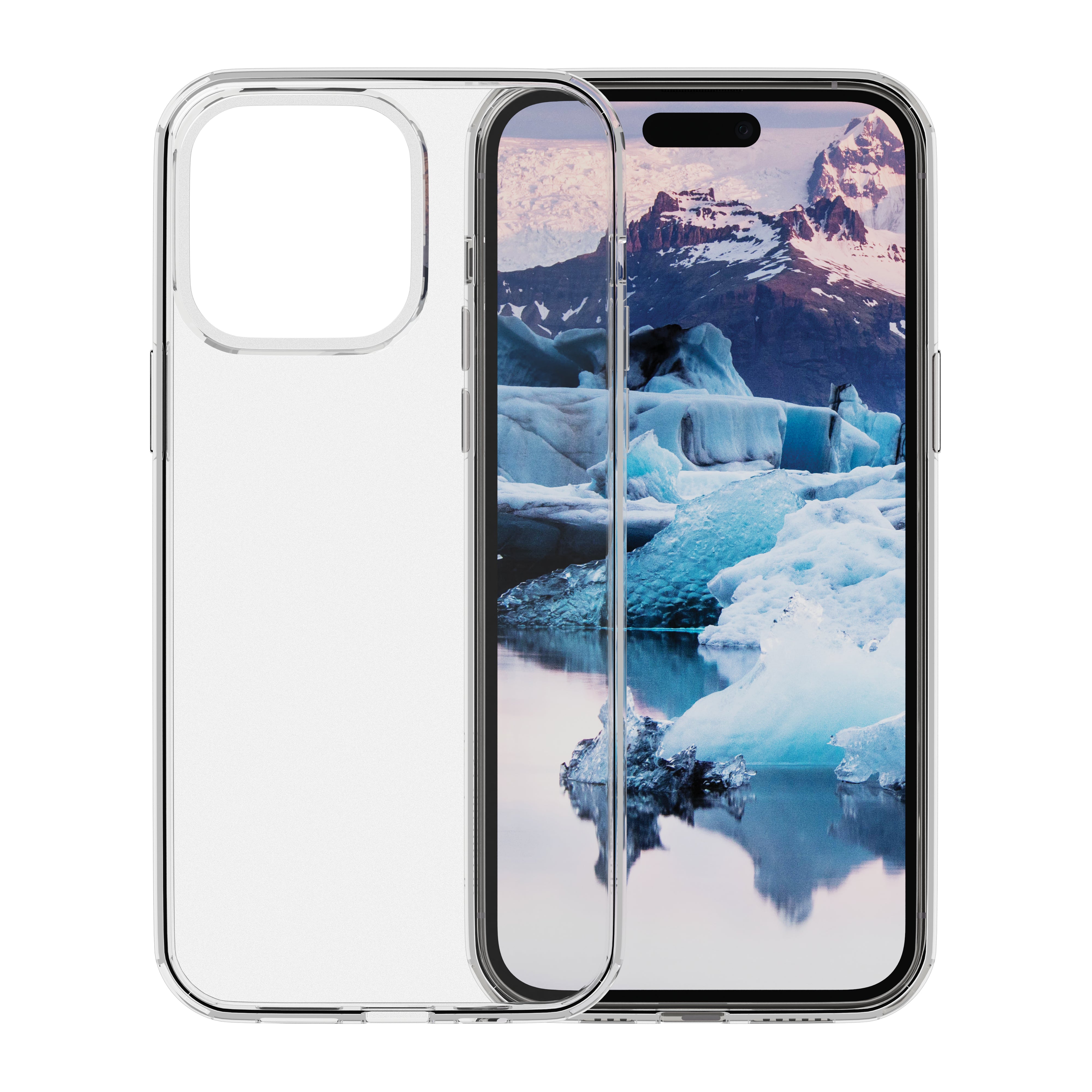 dbramante1928 Iceland Pro Backcover – für Apple iPhone 15 Pro, Transparent, staubresistent, kratzresistent