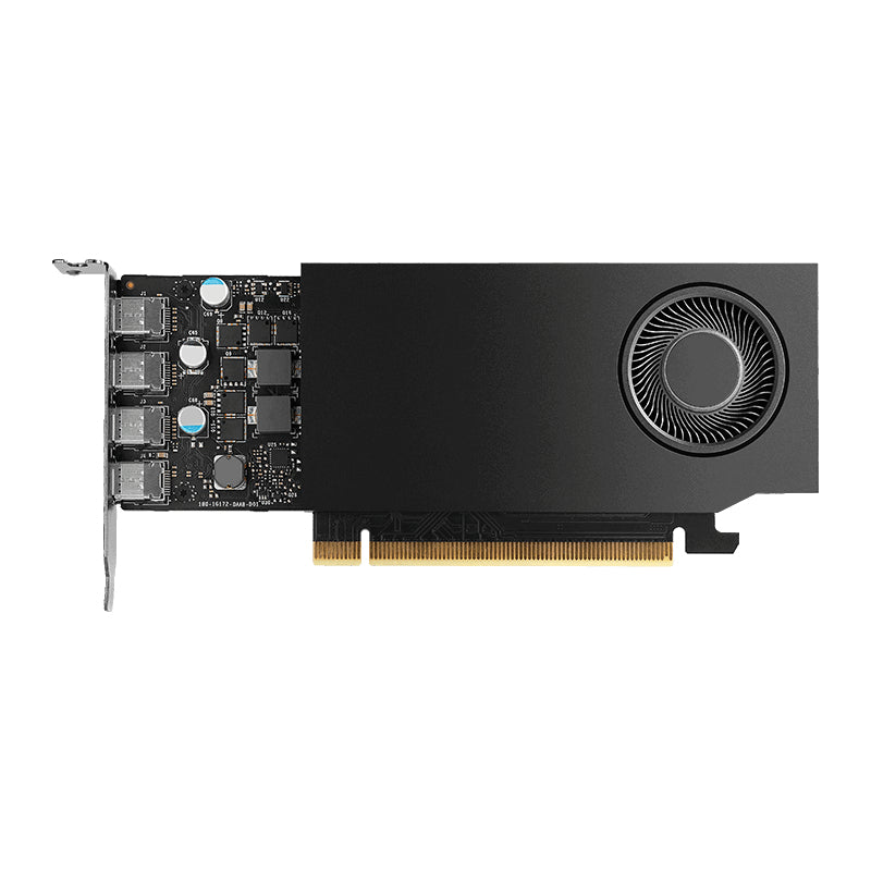 PNY RTX A1000 LP – PCIe Grafikkarte – 8 GB GDDR6, 4×mini-DP, PCIe 4.0, Aktiv, 50 W