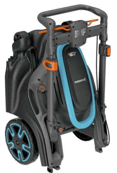 Gardena PowerMax Duo Schieberasenmäher – 18 V – Schnittbreite 46 cm, 50 l – Solo – POWER FOR ALL
