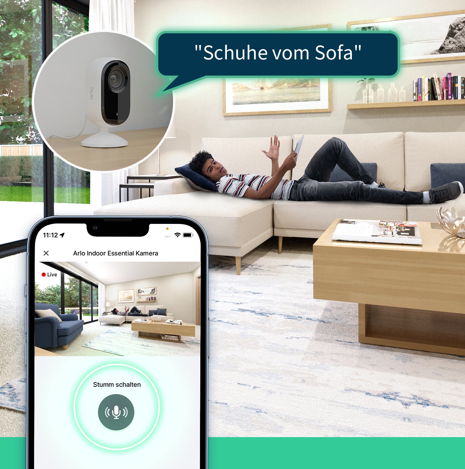 Arlo Essential 2 Innenkamera – 2K, 2er-Set