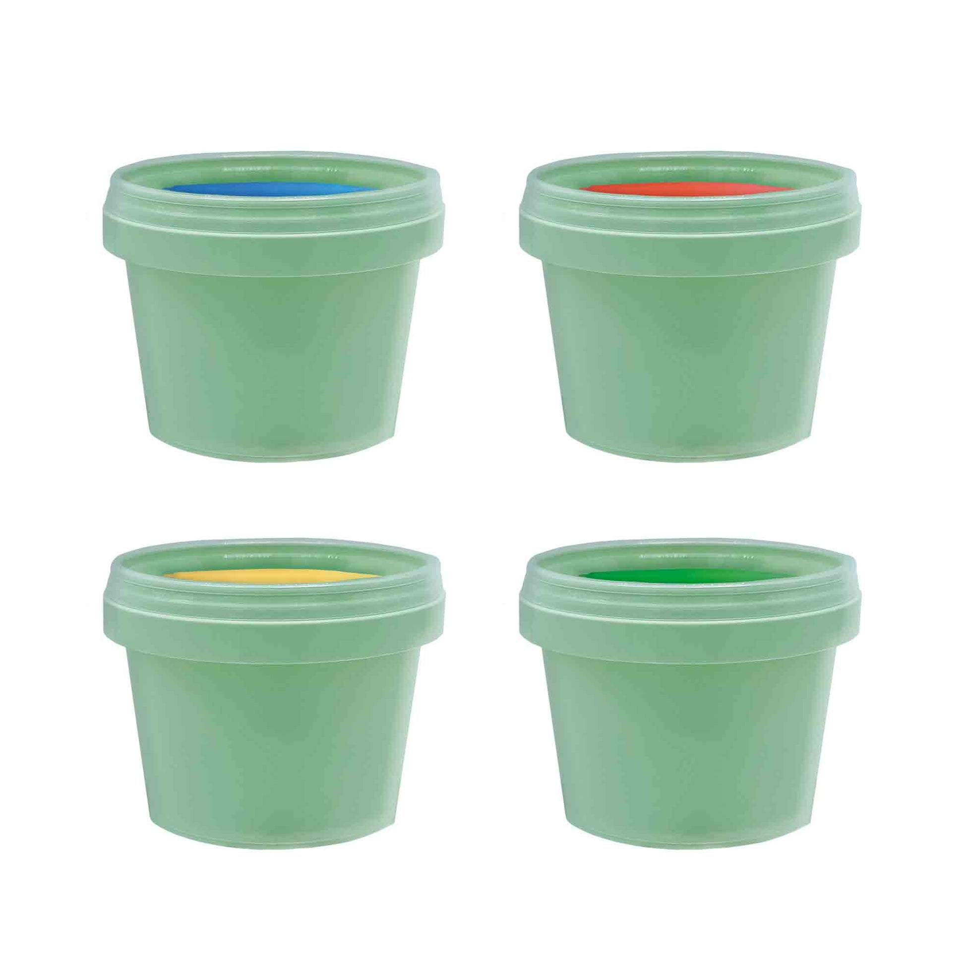 SES Creative Fingerfarben – Set – 4 Farben, 4 × 110 ml