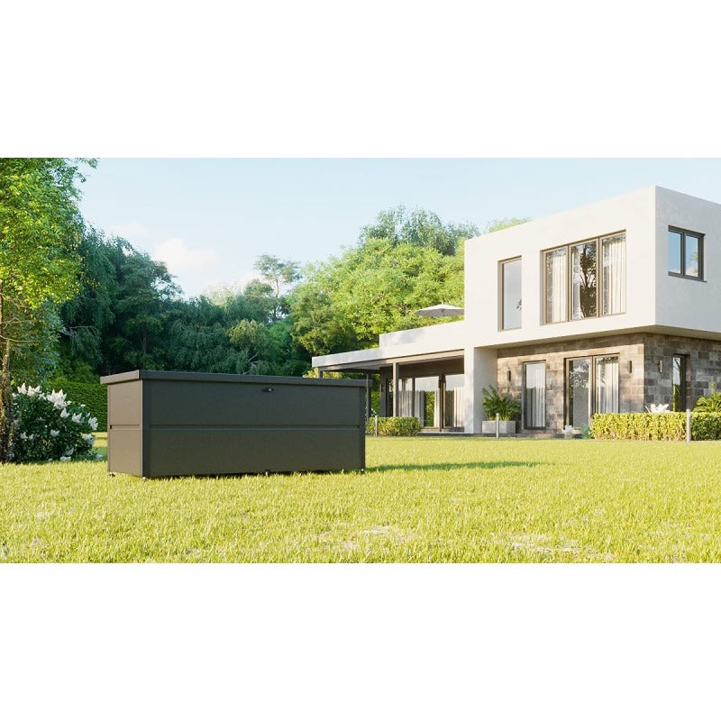 Colibri Aufbewahrungsbox 401 l (mit Deckel, mit Verriegelung) – Stahl – Anthrazit – 650 × 730 × 1350 mm