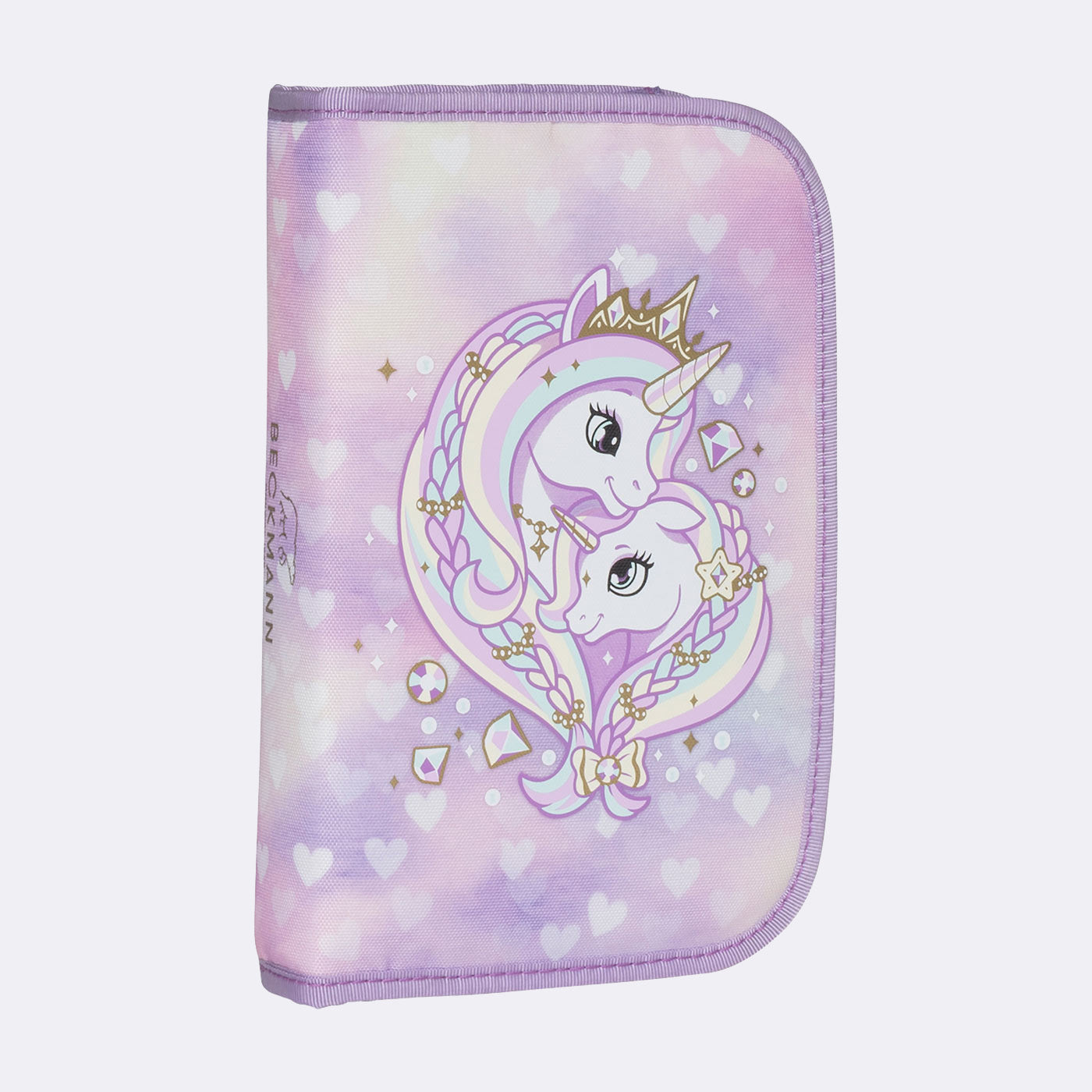 Beckmann Schulrucksack Active Air Flx – 6-teilig – Einhorn Prinzessin Violett
