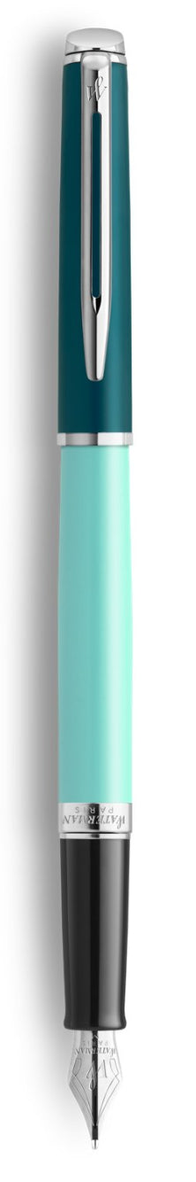 Waterman Hémisphère Colour Blocking – Mittlere Feder – Blau – Palladium