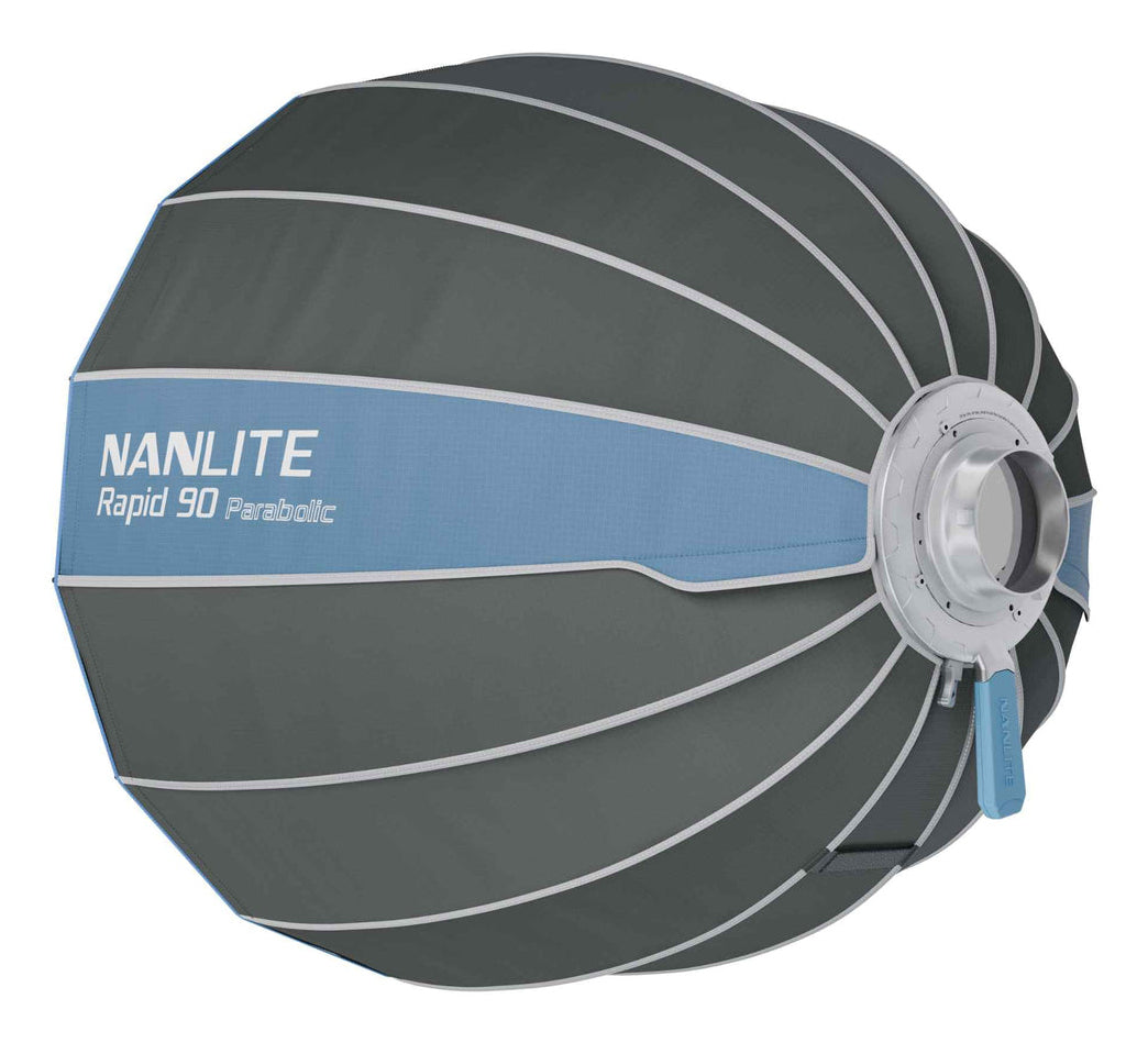 Nanlite Parabolische Softbox 90 cm – für Bowens-Mount – Schwarz – mit Tragetasche
