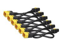 APC Netzkabel, IEC C19 auf IEC C20, verriegelbar, 1,2 m, Rot, 6 Stück