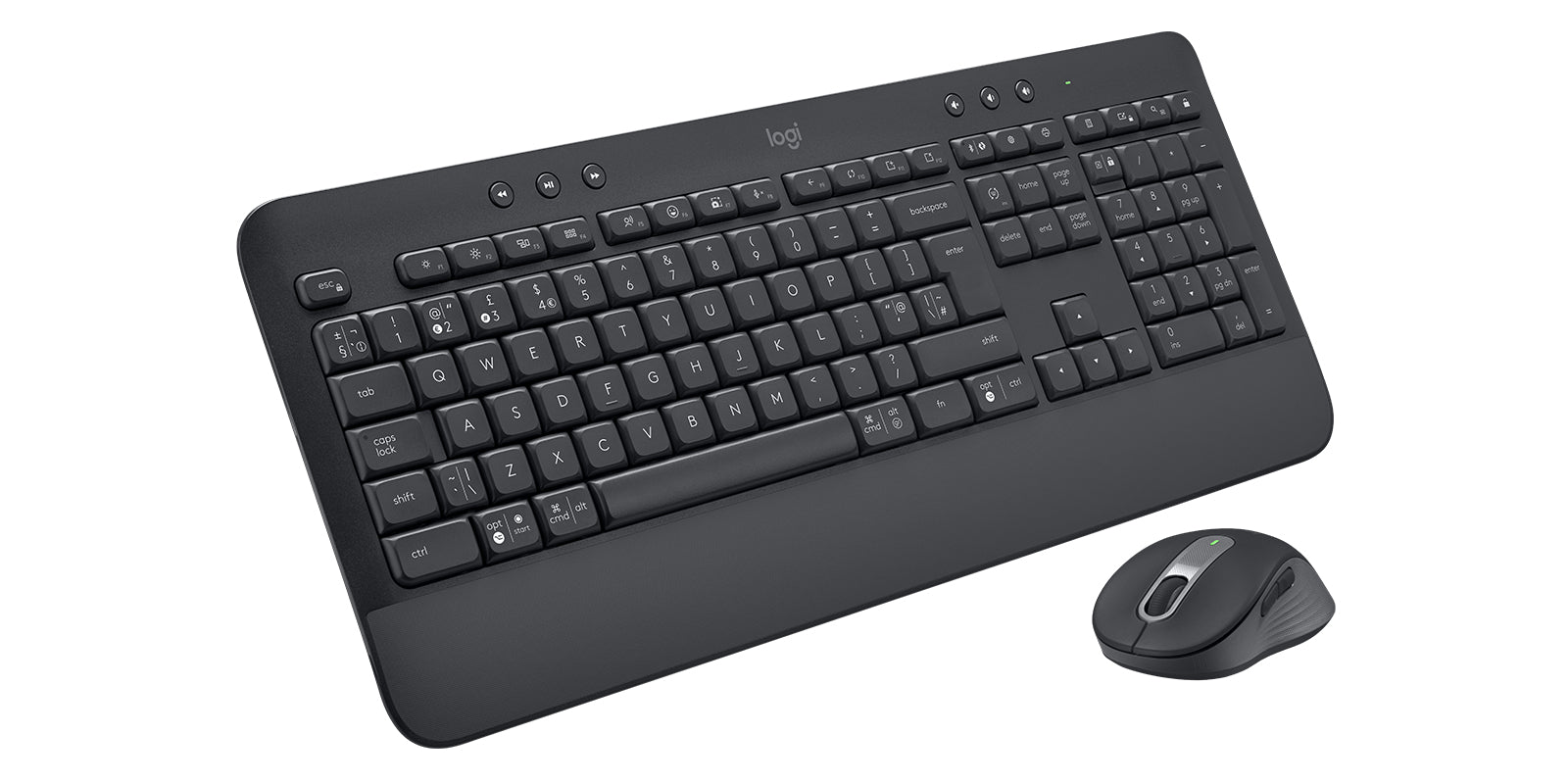 Logitech MK650 für Business – Tastatur-Maus-Set – Membran – Bluetooth & 2,4 GHz (Logi Bolt) – Graphit