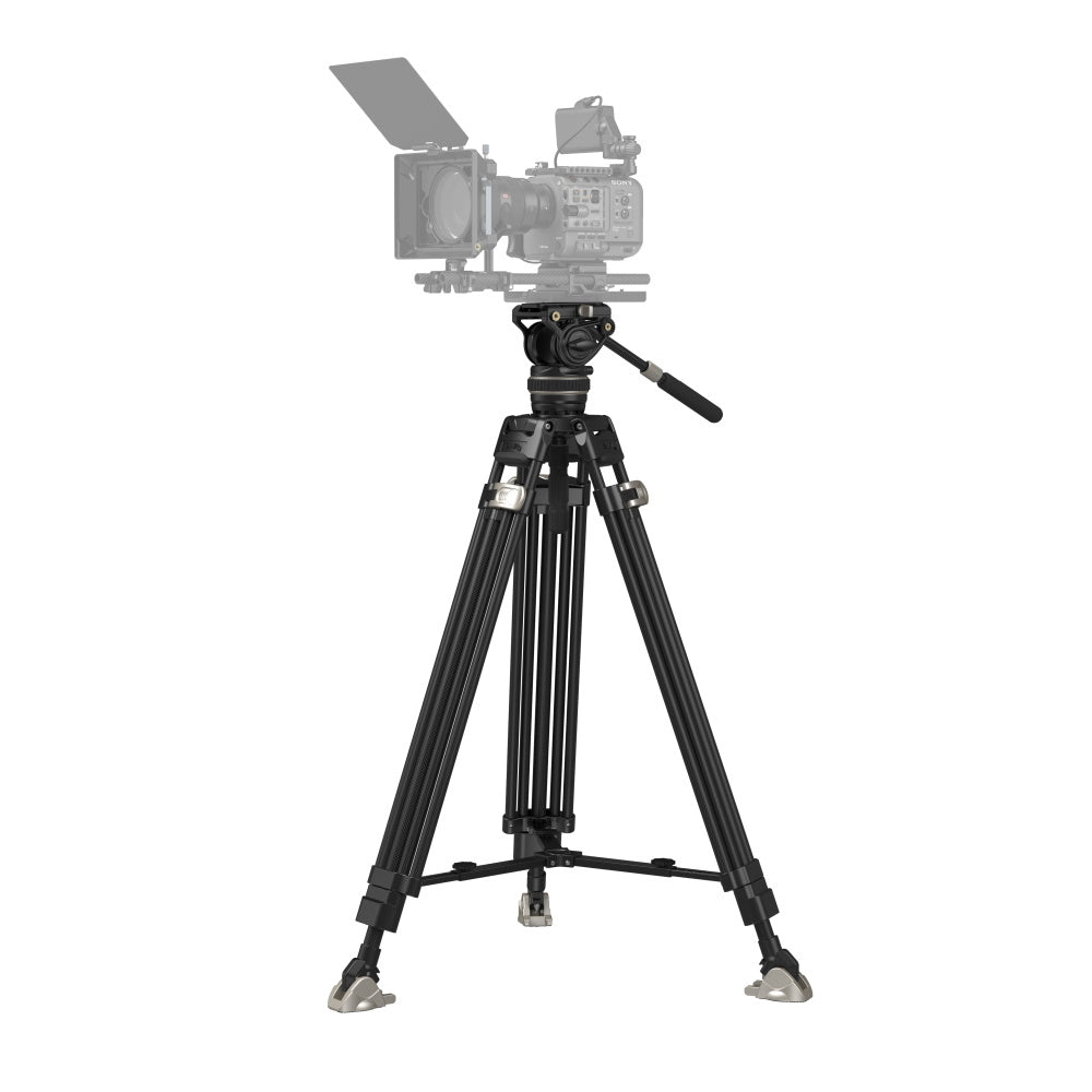 SmallRig FreeBlazer Dreibeinstativ – bis 197 cm – 10 kg Traglast – Carbon/Aluminium – für Manfrotto 501PL