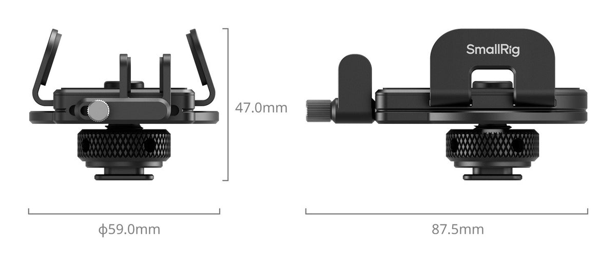 SmallRig 5196 Klemmhalterung – für Smartphones – Schwarz