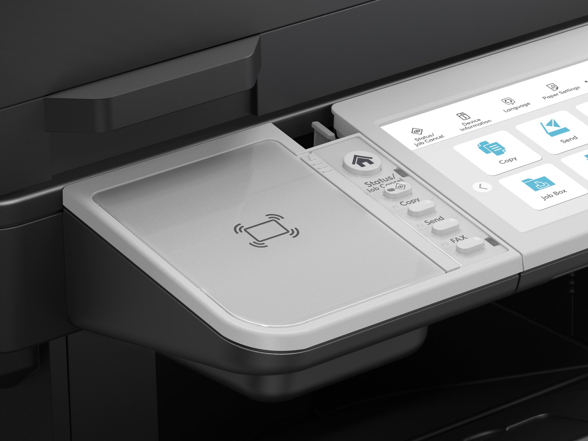 Kyocera MA5500ifx – S/W Laser-MFP A4, 4-in-1 – USB/LAN – Duplex, Duplex-ADF – 55 ppm S/W