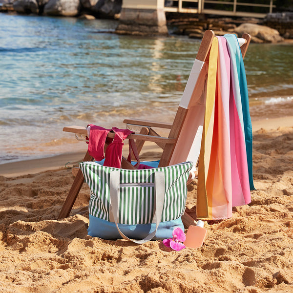 Dock & Bay Summer XL Coastal Candy Wohndecke – Polyester, Mehrfarbig – 90 × 200 cm