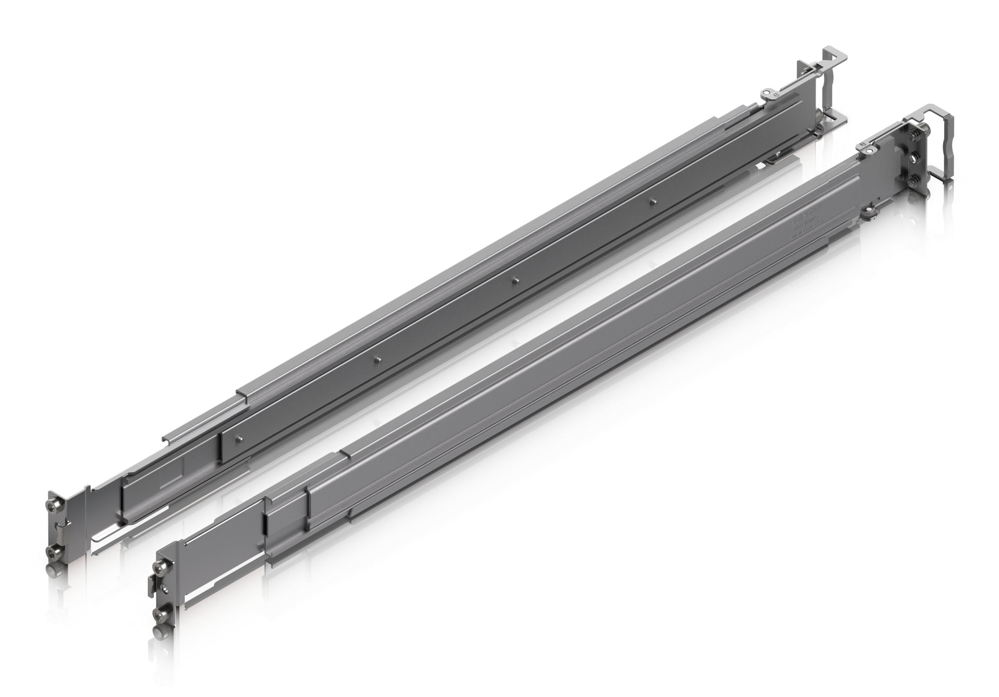 Ubiquiti UACC Rack-Schienen Slide – Regal-Schiene, für USW-Pro-XG/Pro-HD Modelle, 45 kg, Tiefe 60–106,6 cm, Grau