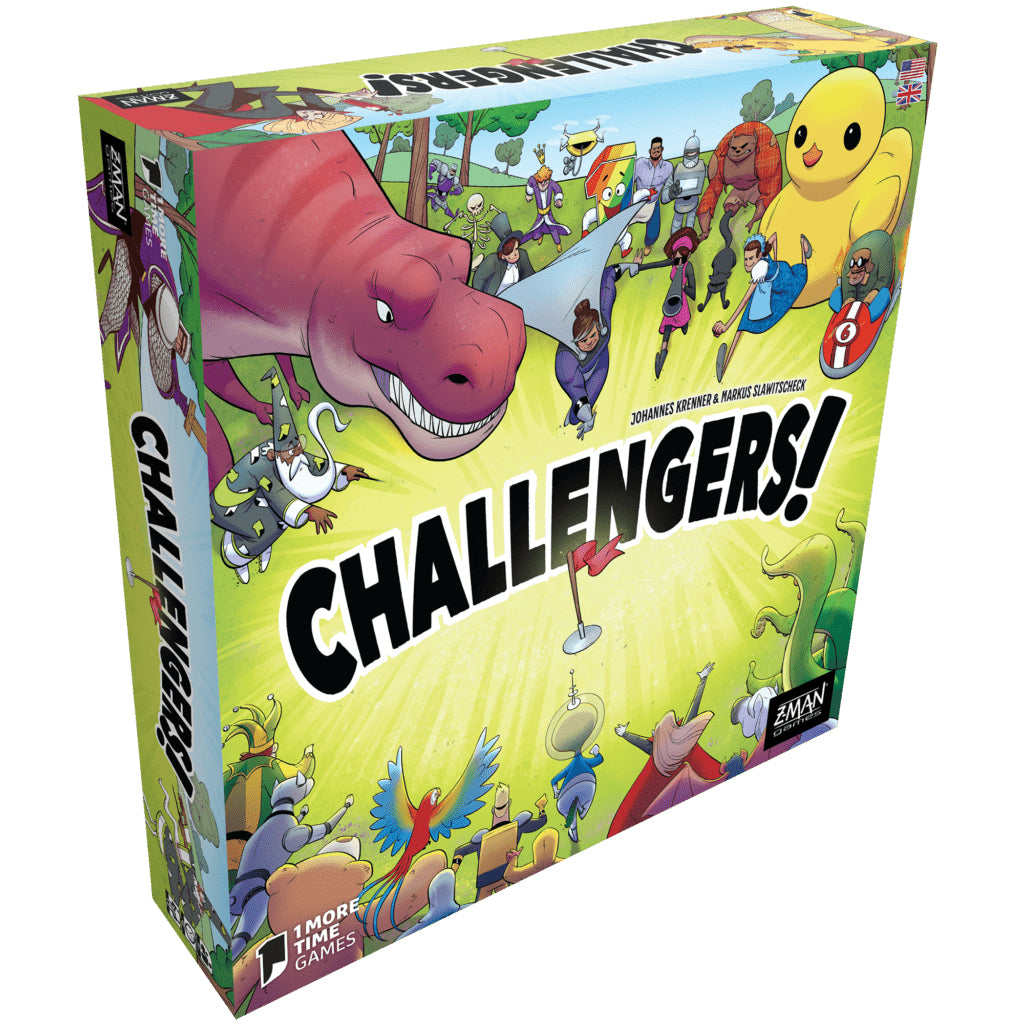 Asmodee Challengers – Kartenspiel, 1–8 Spieler, ab 8 Jahren, 45 Min., DE
