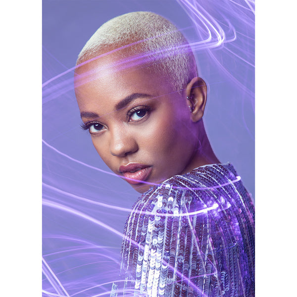 Westcott X-Drop Pro Hintergrundstoff – 2438 × 3962 mm, Polyester – Periwinkle Purple