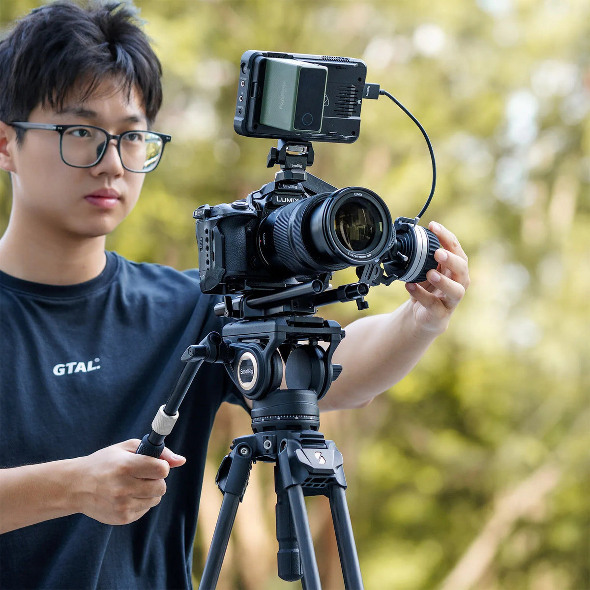 SmallRig 5503 Kamera-Cage – für Panasonic LUMIX S1R II, LUMIX S1 II, LUMIX S1 IIE – Schwarz