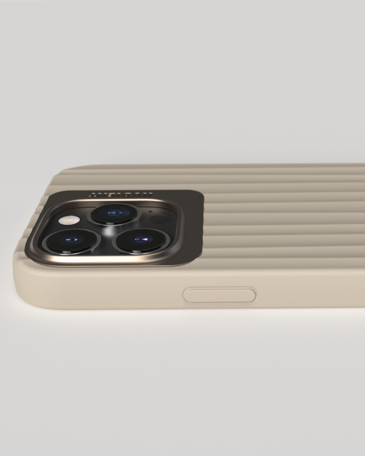 Nudient – Backcover Bold – für Apple iPhone 16 Pro Max – beige – MagSafe-kompatibel